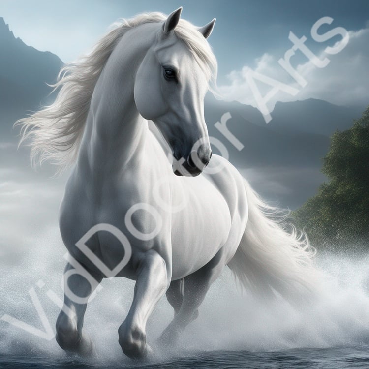 1st Series The Iconic White Horse of Heaven - HW1