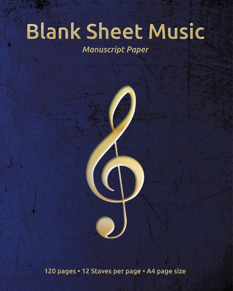 Blank Sheet Music book cover
