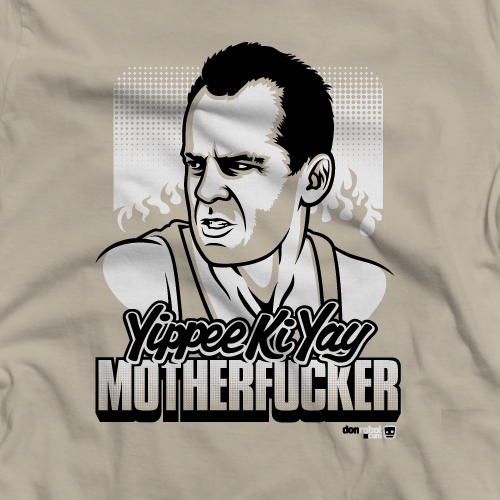 Diseño de camiseta La Jungla de Cristal: Yippee Ki Yay Motherfucker