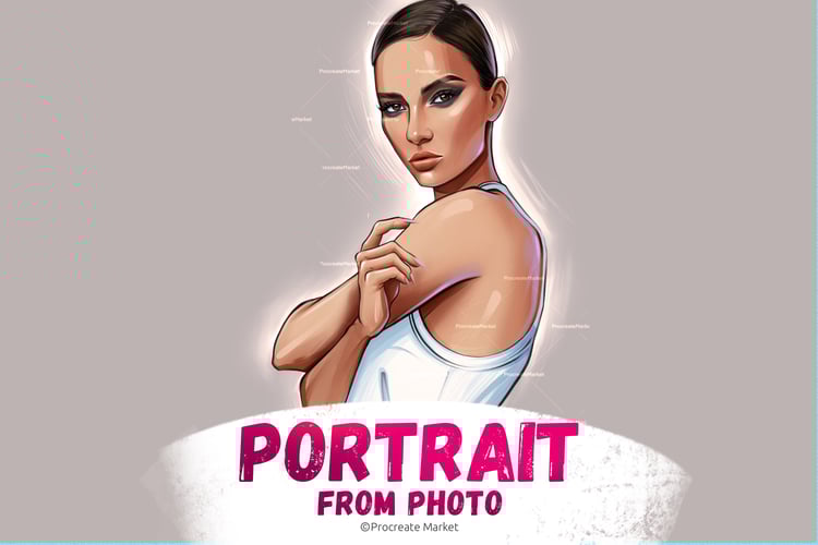 #DigitalPortrait #ProfessionalArtist #CustomizedArt #ProcreateArt #ShoulderLengthPortrait #UniqueGift #PersonalizedArt #CustomPortrait #CommissionedProjects #HighQualityArt