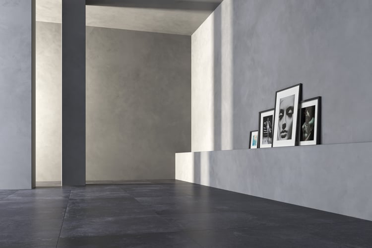 3d rendering made with Grey Stucco texture