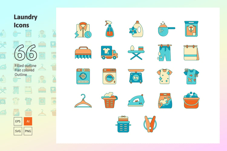laundry icons