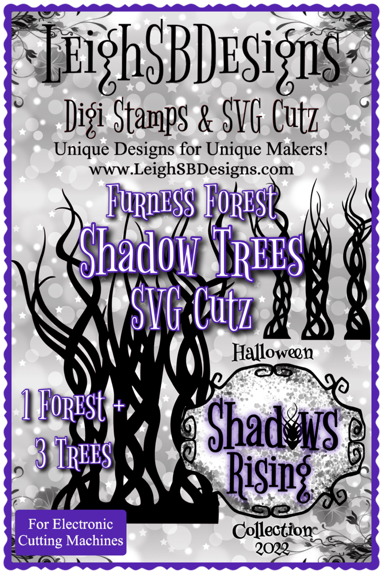 LeighSBDesigns Furness Forest Shadow Trees SVG Cutz