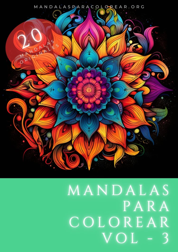 Mandalas para Colorear Volumen 3