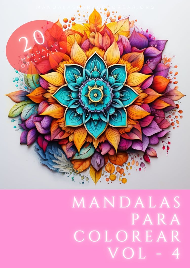Mandalas para Colorear Volumen 4