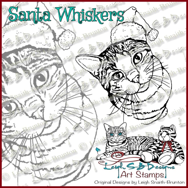 LeighSBDesigns Santa Whiskers