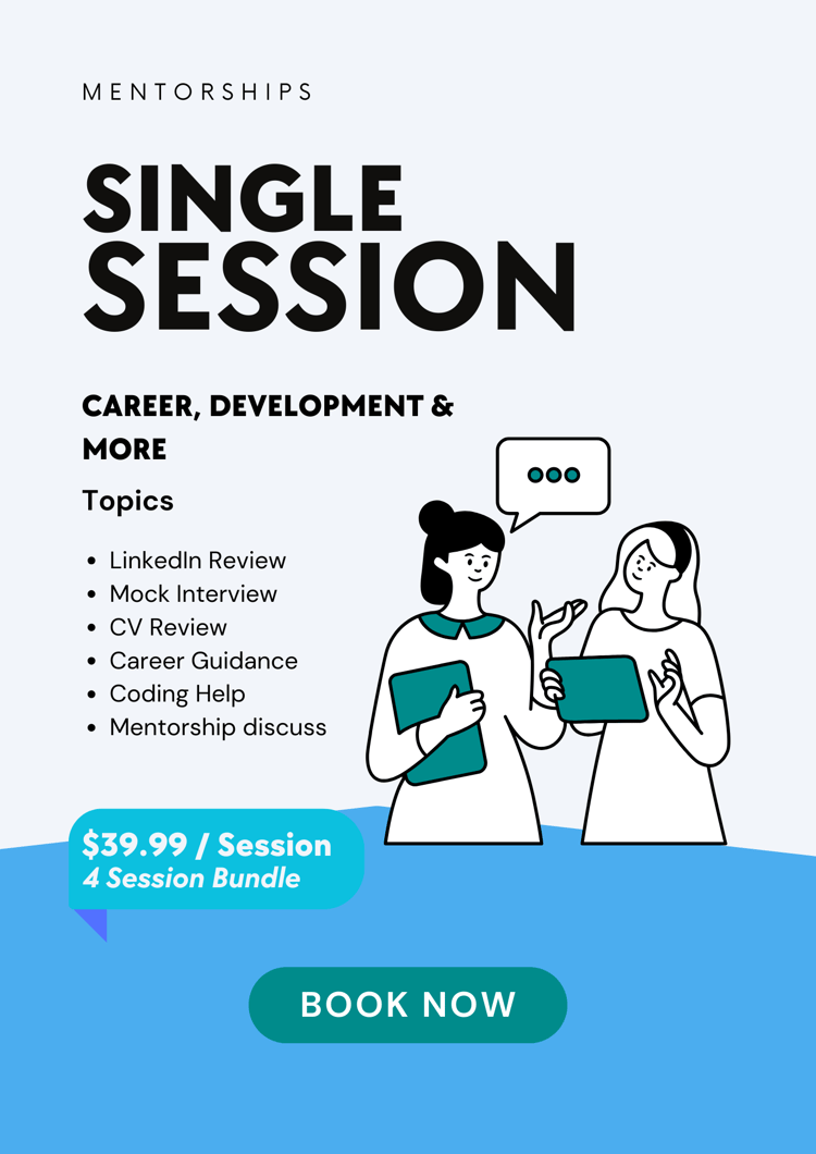Affordable Developer Mentorship Sessions at $39.99