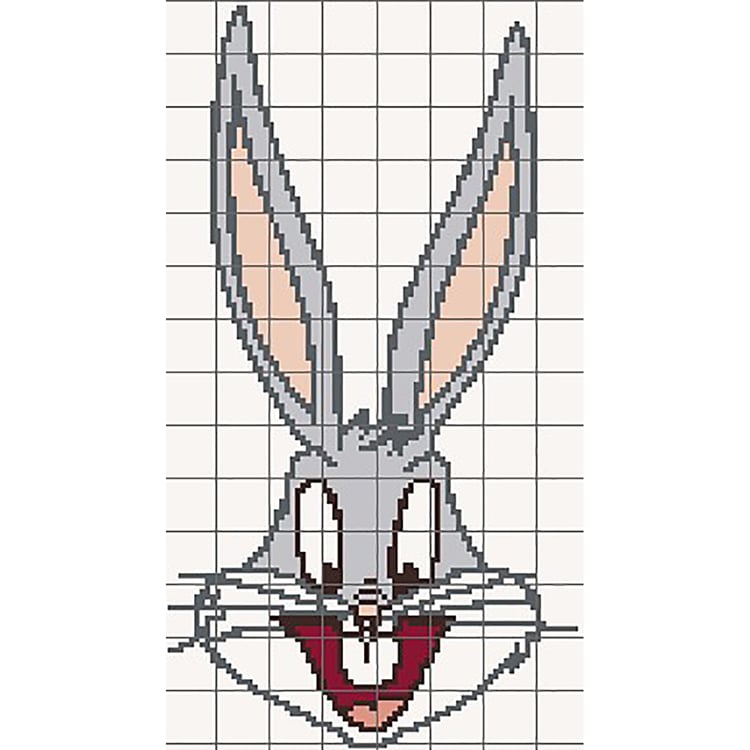 Grid of Bugs Bunny - Looney Tunes