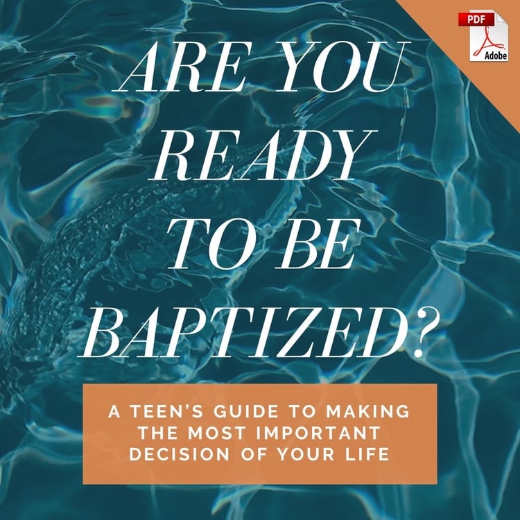Are You Ready to Be Baptized (PDF Download)