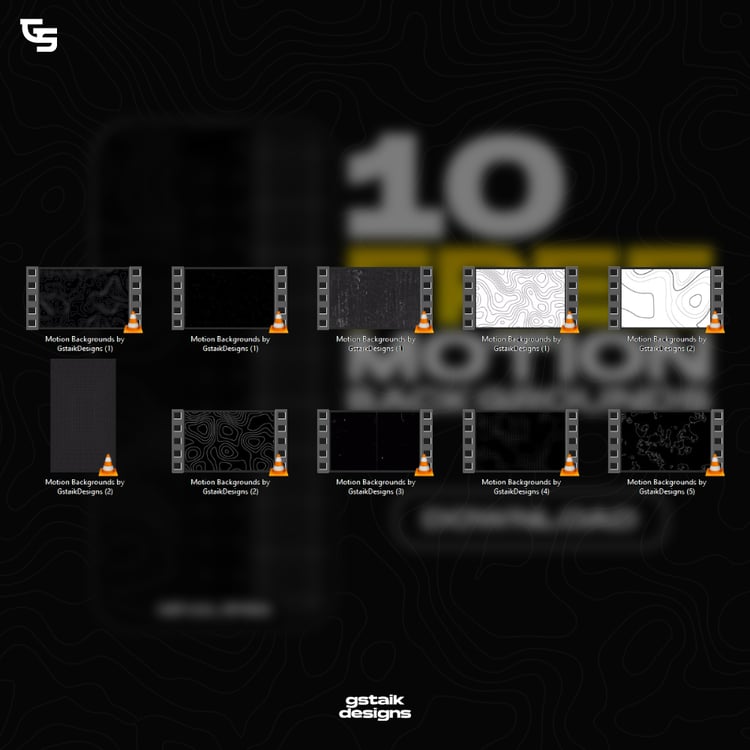 Enjoy the top 10 Motion Backgrounds found in every successful short-form content completely for FREE.    These are highly researched-ultra quality video overlays that you can use in your Reel or TikTok content. They are high quality and super easy to use.
