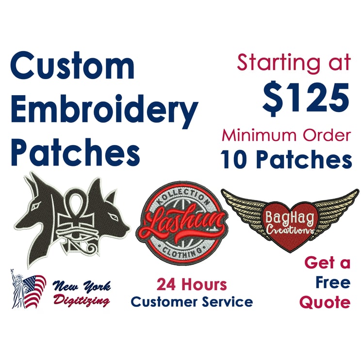 Custom Embroidered Patches - The Embroidery Company