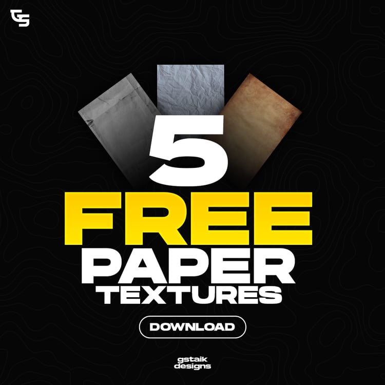 Here is 5 FREE Paper Textures found in every successful design.    These are highly researched-ultra quality textures that you can use in your Designs and Reel or TikTok content. They are high quality and super easy to use.    The Sample Pack includes:  5