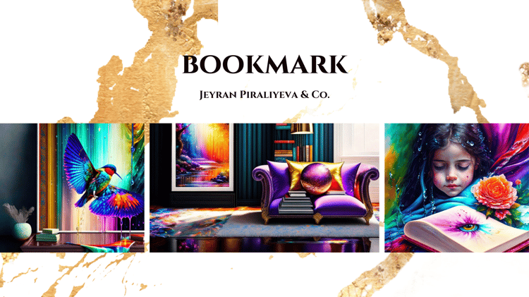 Bookmark.All illustrations are copyrighted and created by Jeyran Piralieva.