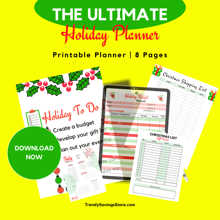 The Ultimate Holiday Planner (Printable)