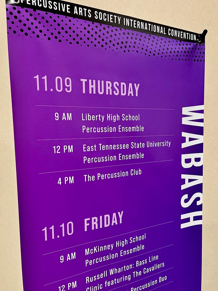 Wabash ballroom PASIC schedule