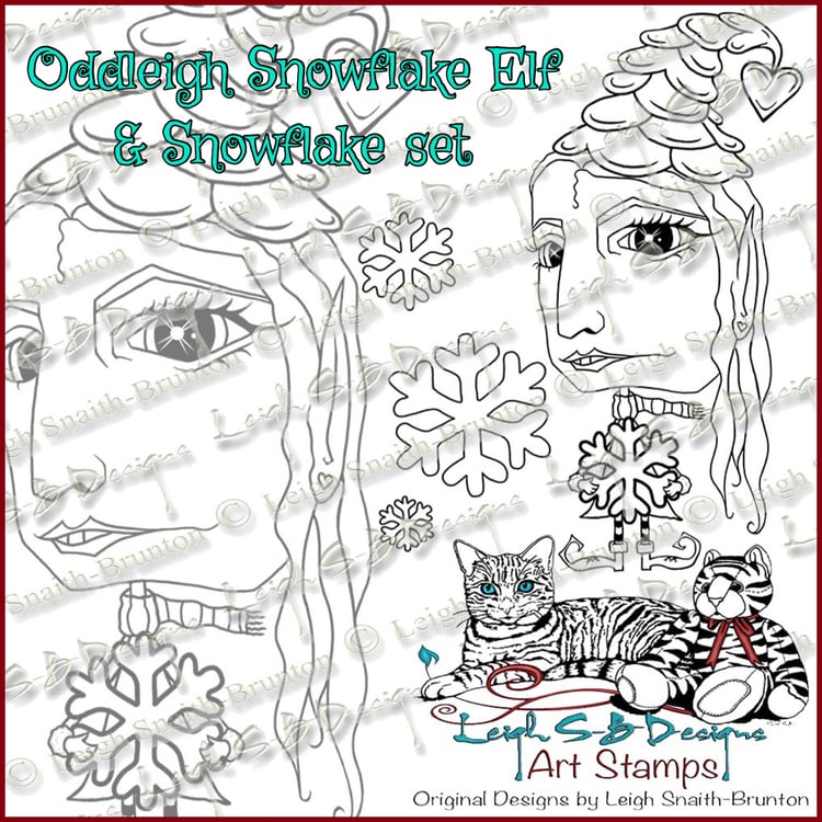 LeighSBDesigns Oddleigh Snowflake Elf by Leigh