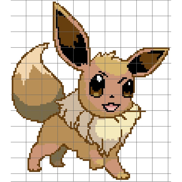 Grid of Eevee  - Pokemon