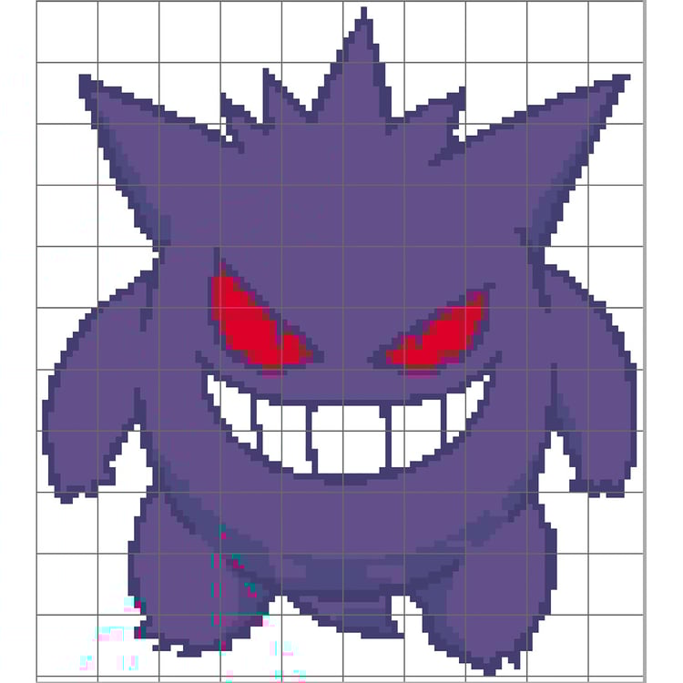 Grid of Gengar  - Pokemon