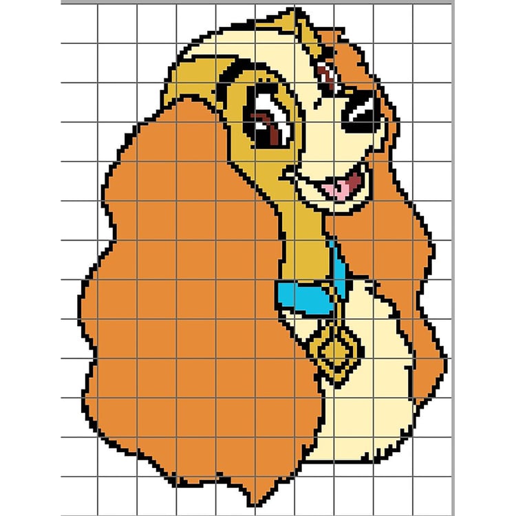 Grid of Lady -  Lady and the Tramp - Disney