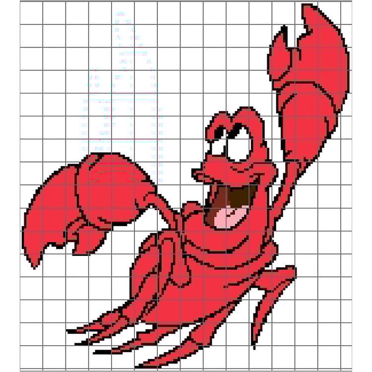 Grid of Sebastian - The Little Mermaid - Disney
