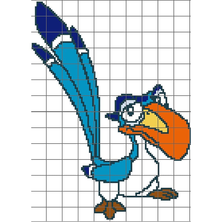Grid of Zazu - The lion king - Disney