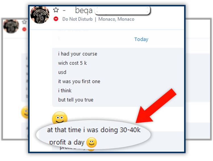 Making 30-40k profit a day
