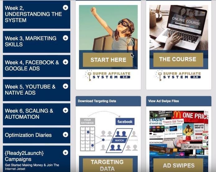 Super affiliate system pro. The money course