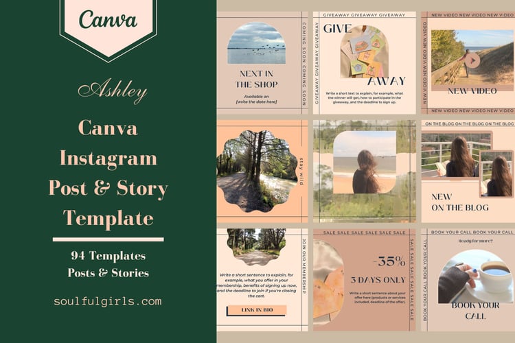 Canva Instagram Post And Story Template