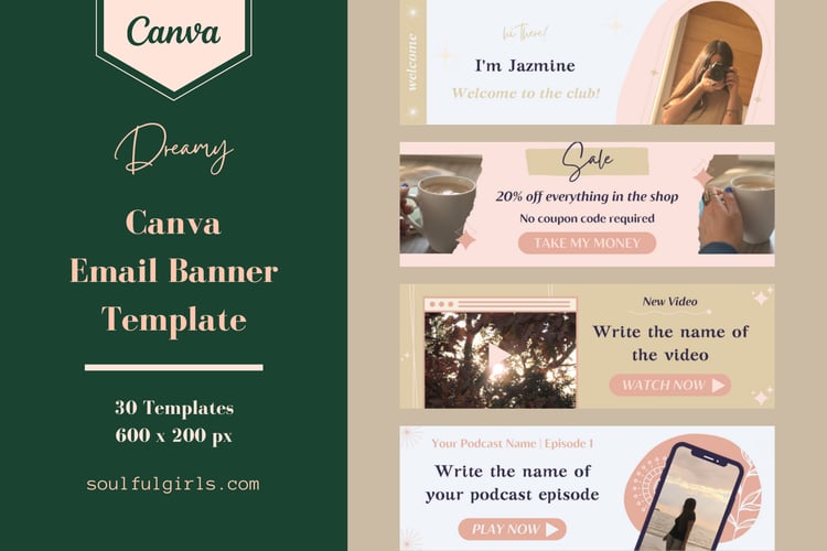 Canva Email Banner Template