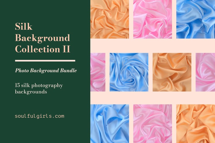 Silk Background Collection II Stock Photos