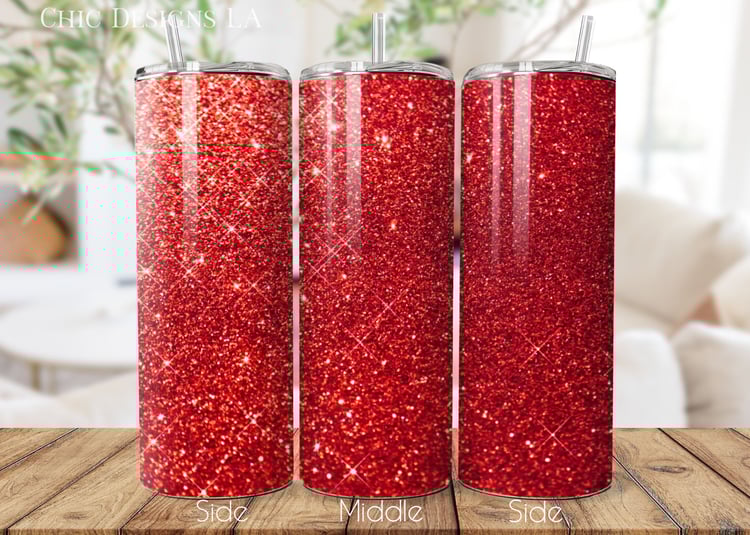 red glitter