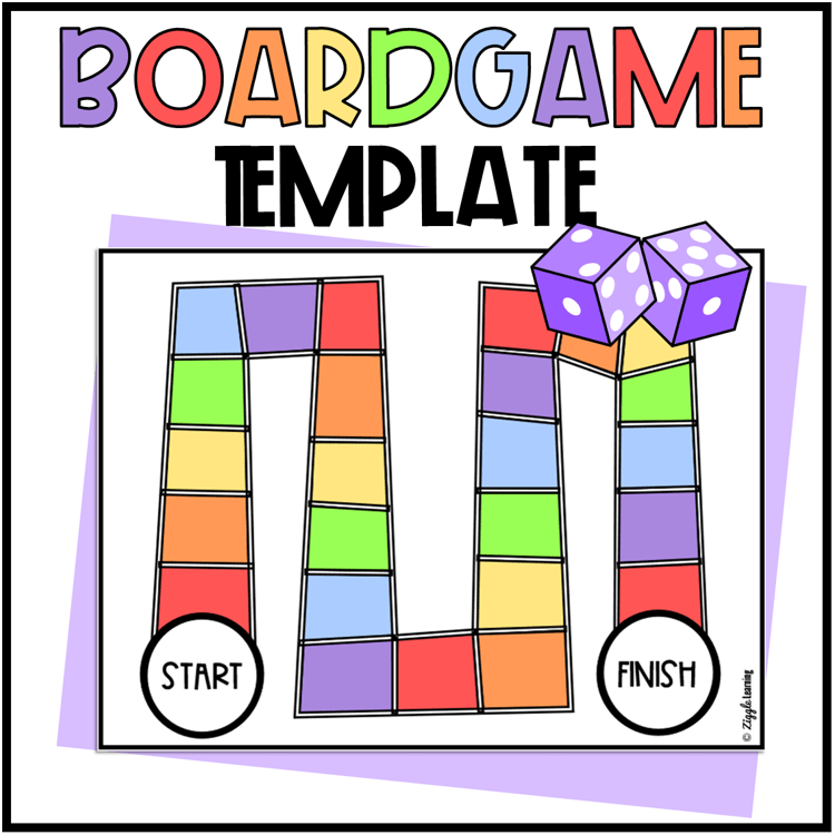 Template of the boardgame.