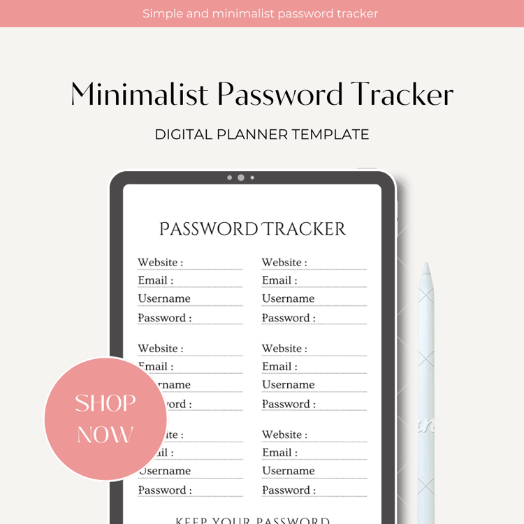 password tracker