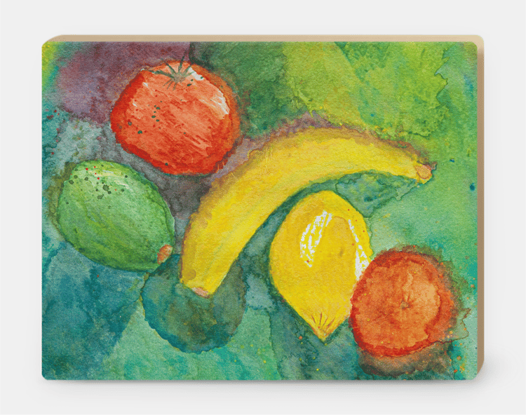 "Fruitful" Watercolor Fruit Painting