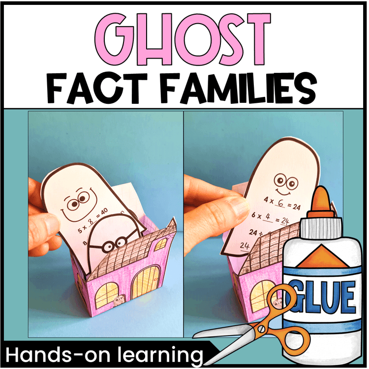 Ghosts with fact families on them.