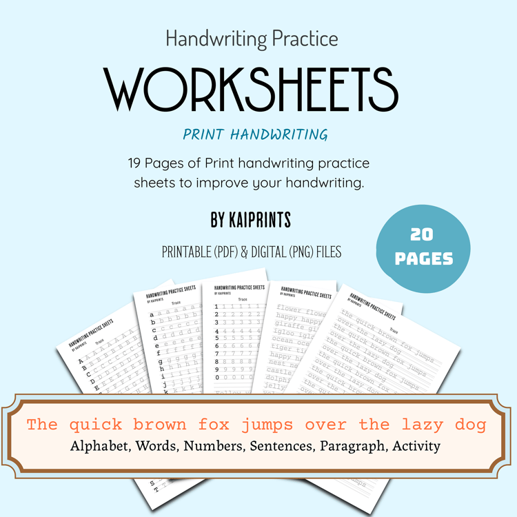 Neat handwriting practice workbook - Payhip