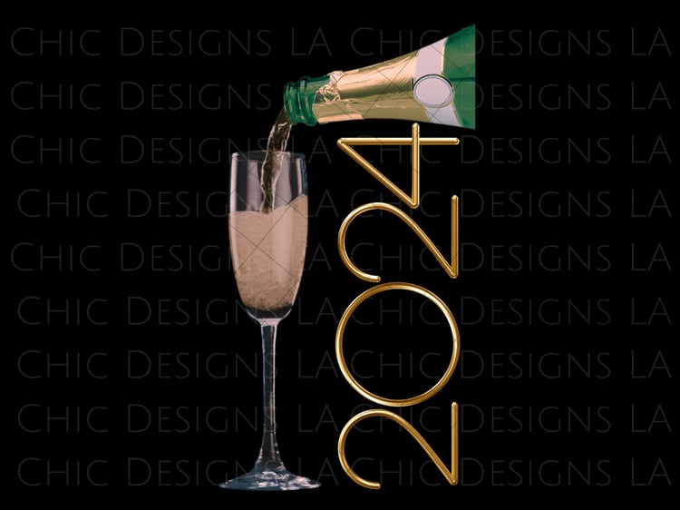 2024 champagne Png