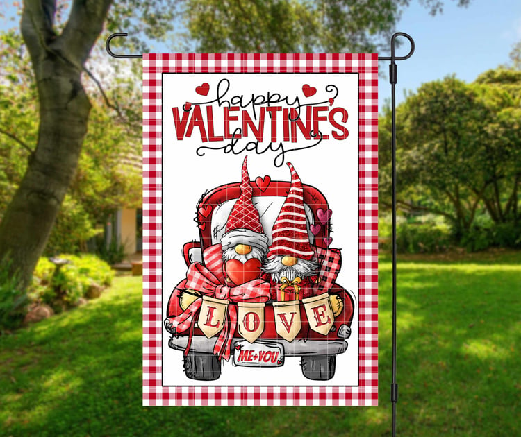 Gnome Valentine Blank Sign PNG Sublimation