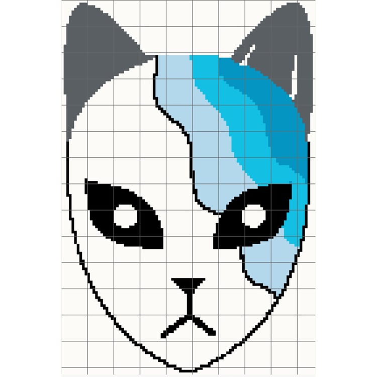 Grid of Mask of Demon Slayer