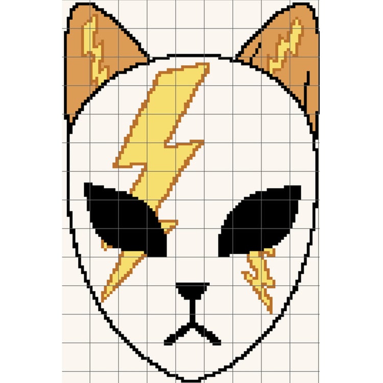 Grid of Mask of Demon Slayer