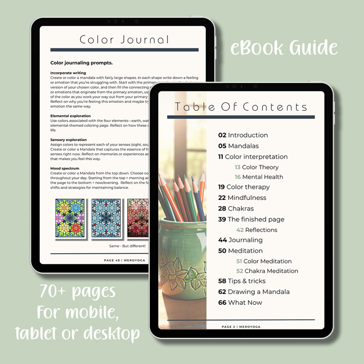 coloring guide pages on ipad