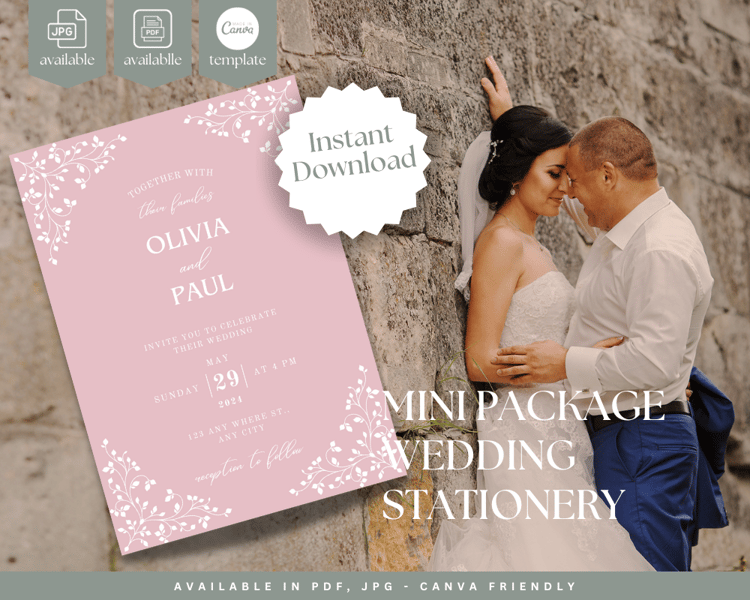Wedding Stationery in Beautiful Wedding Themes. A Timeless Wedding Theme perfect for an all season wedding, spring wedding, garden wedding, or backyard wedding.