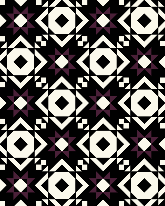 Quilt patterns traditional star by Alexandra Bordallo. Interlaced Stars Quilt pattern. Learn how to make 4-at-a-time flying geese, how to make half square triangles and suzy quilts patterns