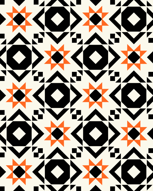 Quilt patterns for beginners, traditional star quilt blocks by Alexandra Bordallo. Interlaced Stars Quilt pattern. Learn how to make 4-at-a-time flying geese, how to make half square triangles and suzy quilts patterns