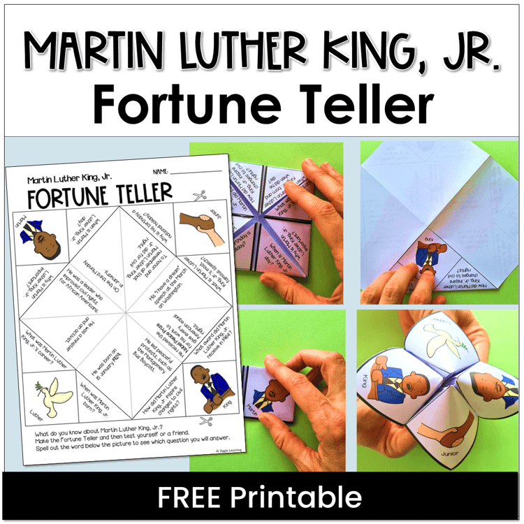A free fortune teller about Martin Luther King, Jr.