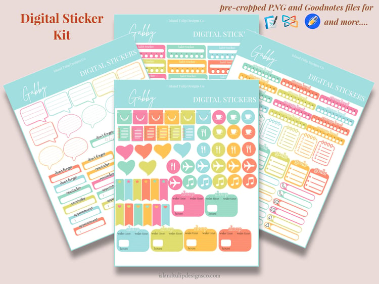 Digital Planner Sticker Kit