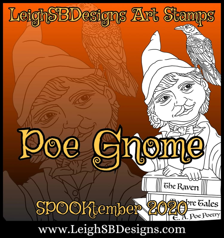 LeighSBDesigns Poe Gnome