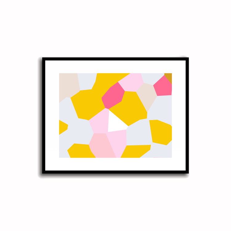 Transform your space with our blossoming modern abstract printable artwork!🌟Download the radiant palette featuring Sunshine Yellow, Soft Orchid and Sky Mist for an instant decor upgrade. This gallery-quality art piece is perfect for walls, desk decor, she