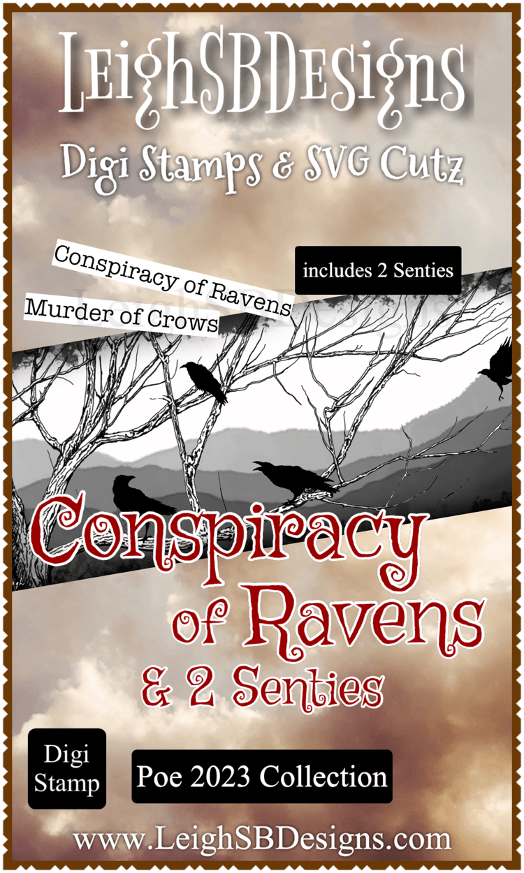 LeighSBDesigns Conspiracy of Ravens set