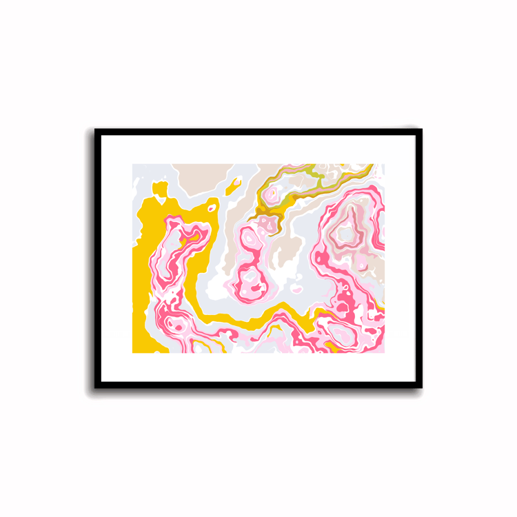 Transform your space with our blossoming modern abstract printable artwork!🌟Download the radiant palette featuring Sunshine Yellow, Soft Orchid and Sky Mist for an instant decor upgrade. This gallery-quality art piece is perfect for walls, desk decor, she